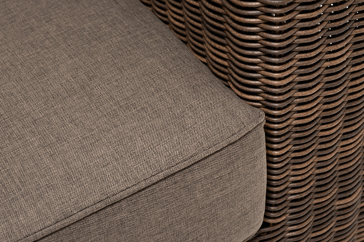 "Боналли" кресло из искусственного ротанга, цвет коричневый