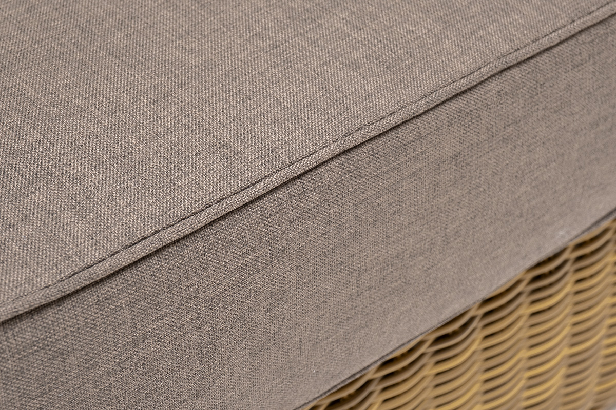 "Боналли" лаунж-зона из искусственного ротанга, цвет соломенный 