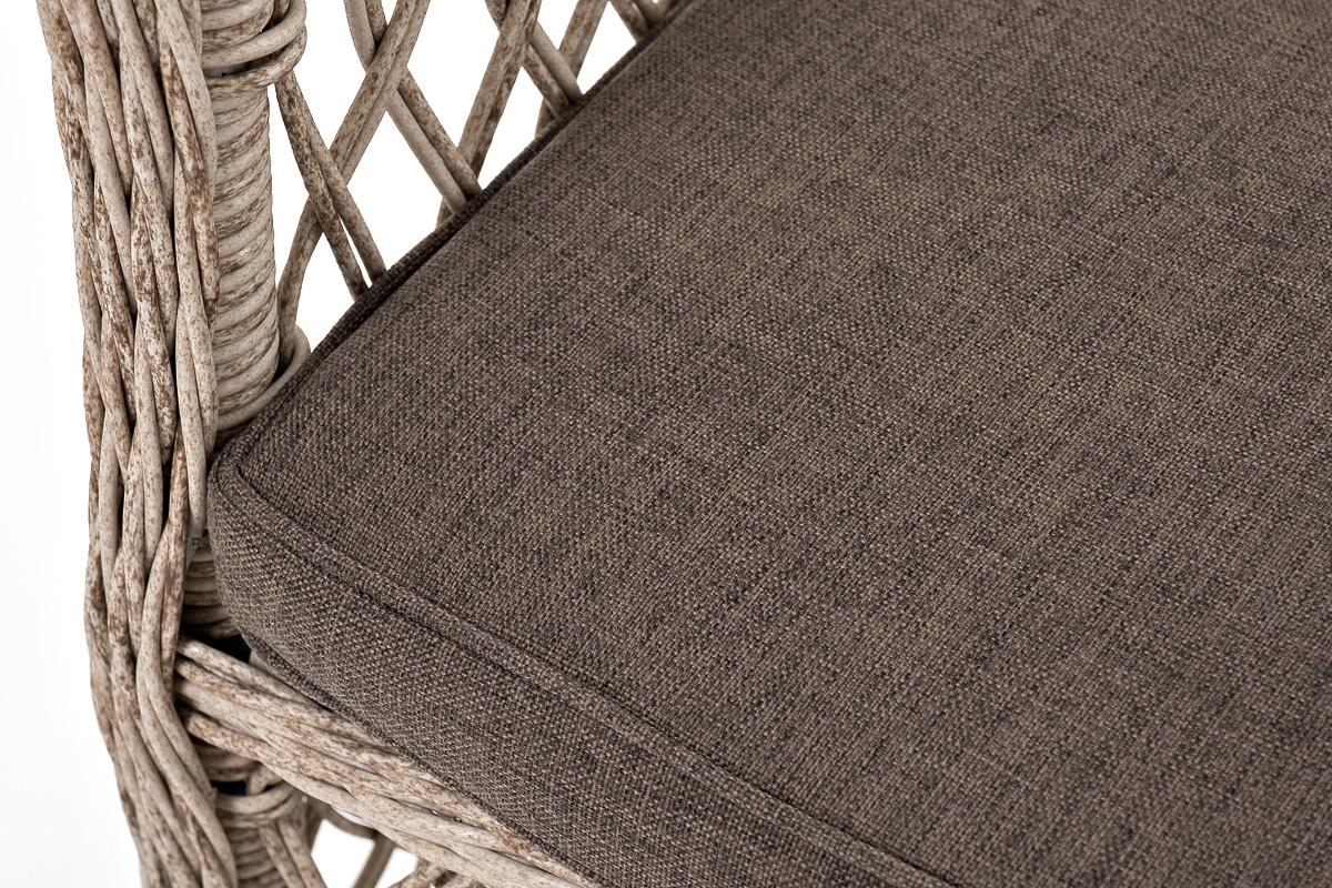 "Эспреззо–80 L" обеденная группа плетеная, цвет бежевый