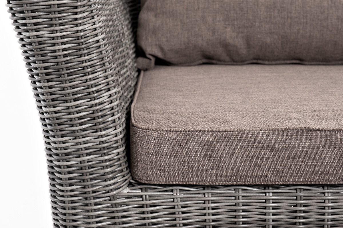 "Каприоли" лаунж-зона из искусственного ротанга, цвет графит