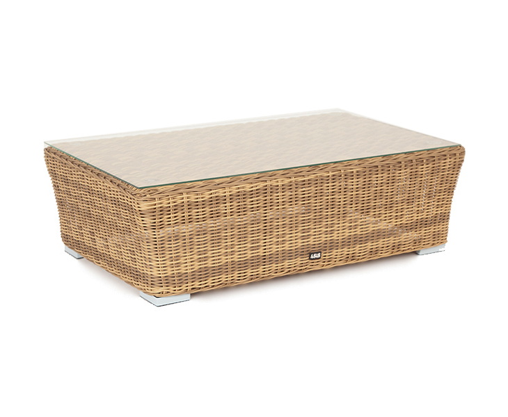 "Капуто" журнальный столик из искусственного ротанга, цвет соломенный