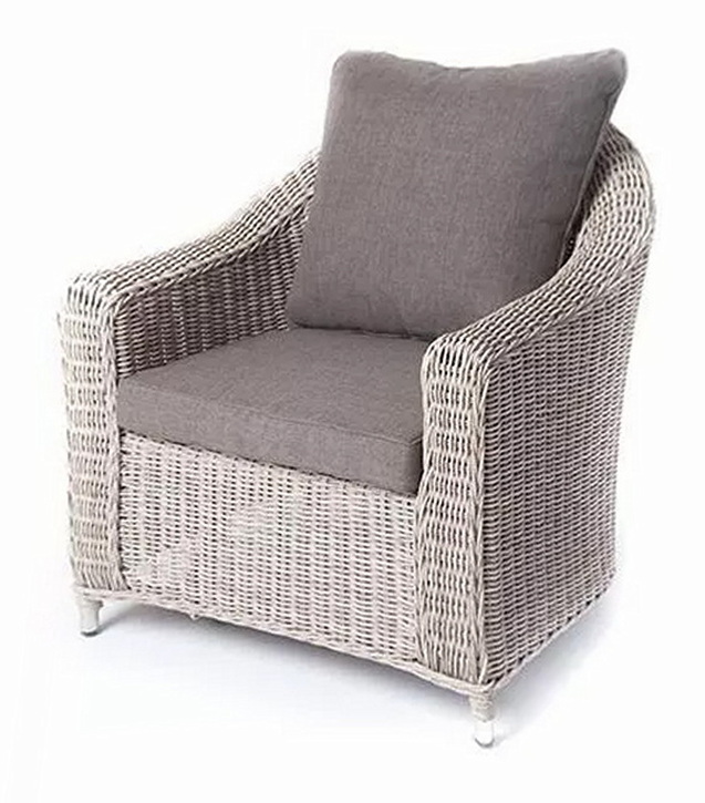 "Копаннини" кресло из искусственного ротанга, цвет бежевый