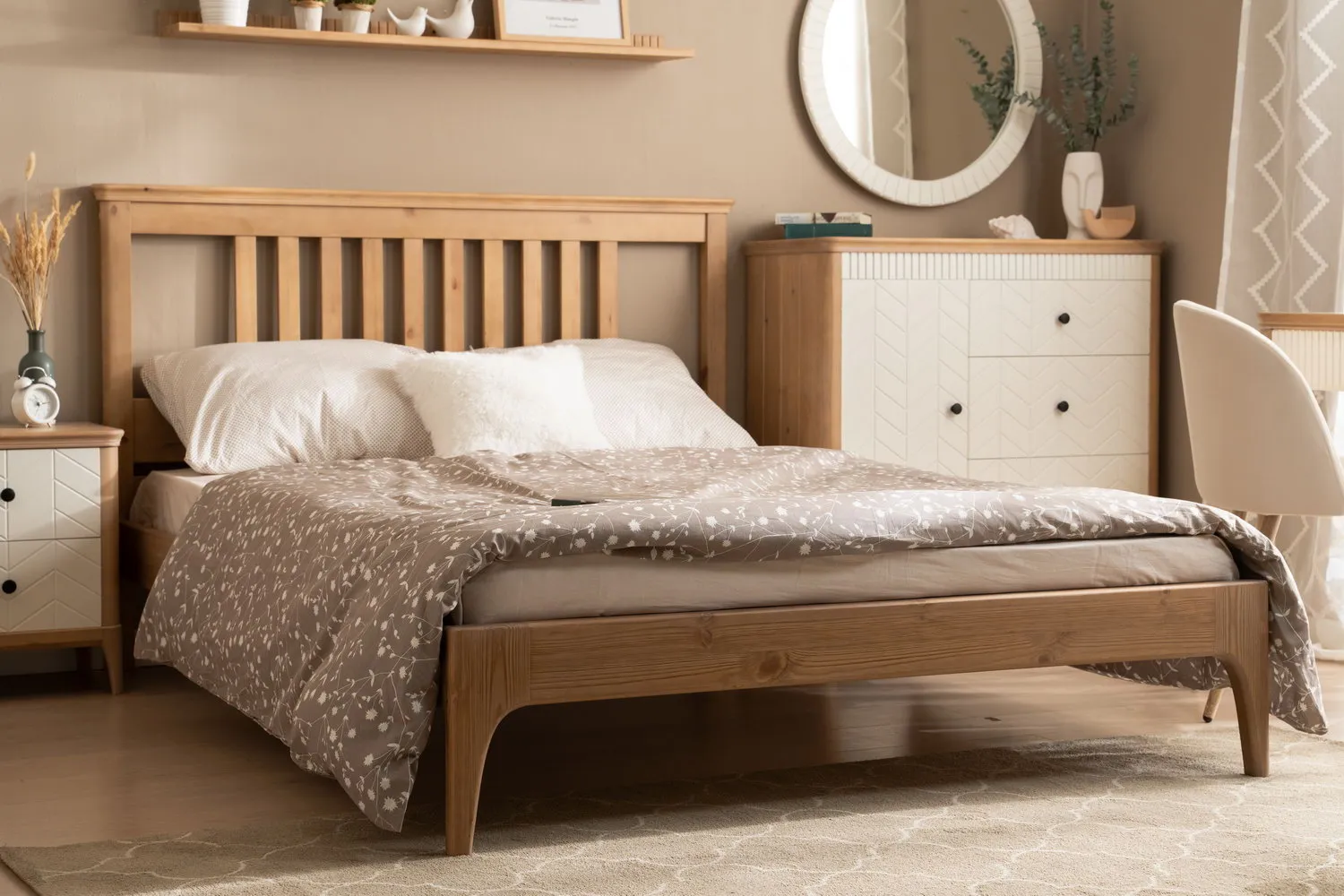 Кровать массив сосны Грета №22 800х1600