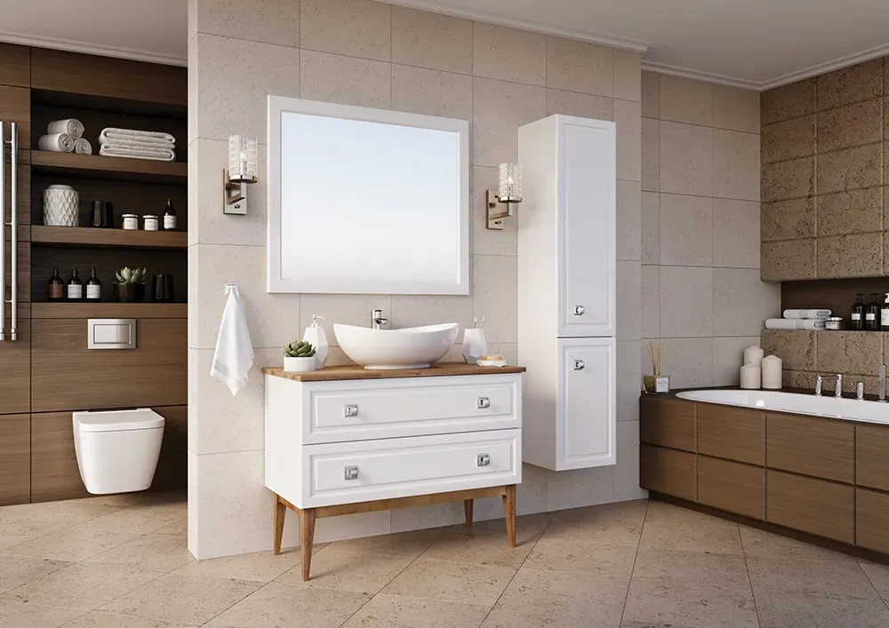 Зеркало Каталина 80 White